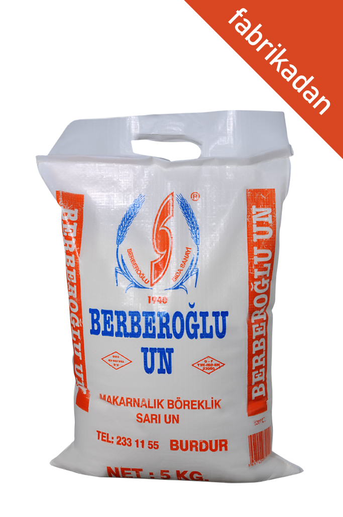 BERBEROĞLU Makarnalık,  Böreklik  Sarı Un