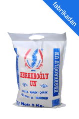 BERBEROĞLU Pasta, Börek, Çöreklik Un 5 Kg (Polipropilen Çuval)