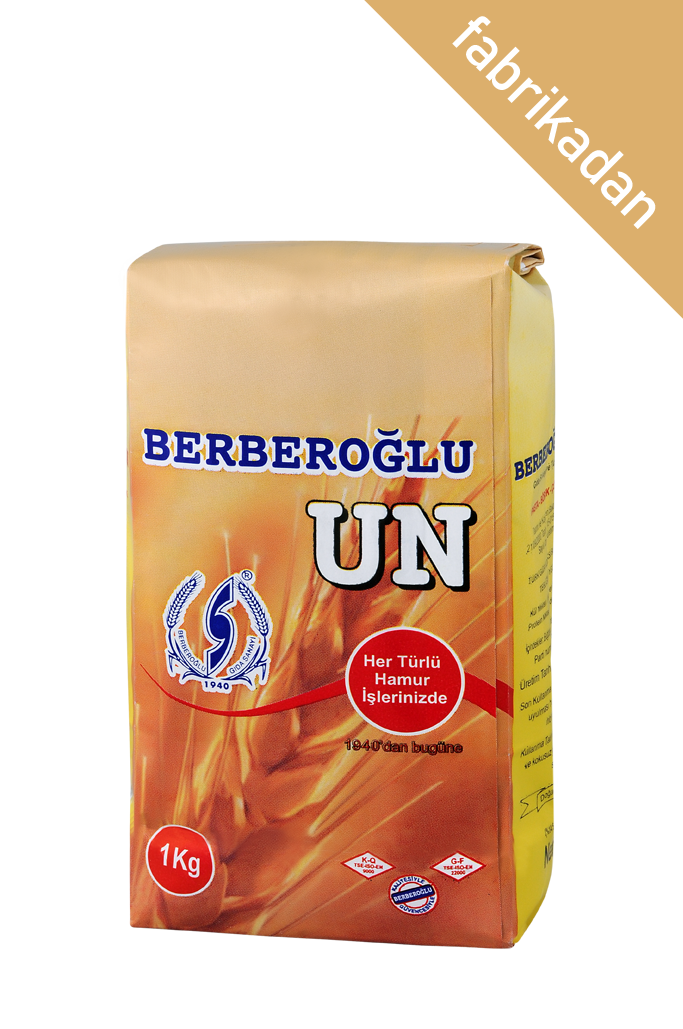 BERBEROĞLU Pasta, Börek, Çöreklik Un 1 Kg (Kraft Torba)