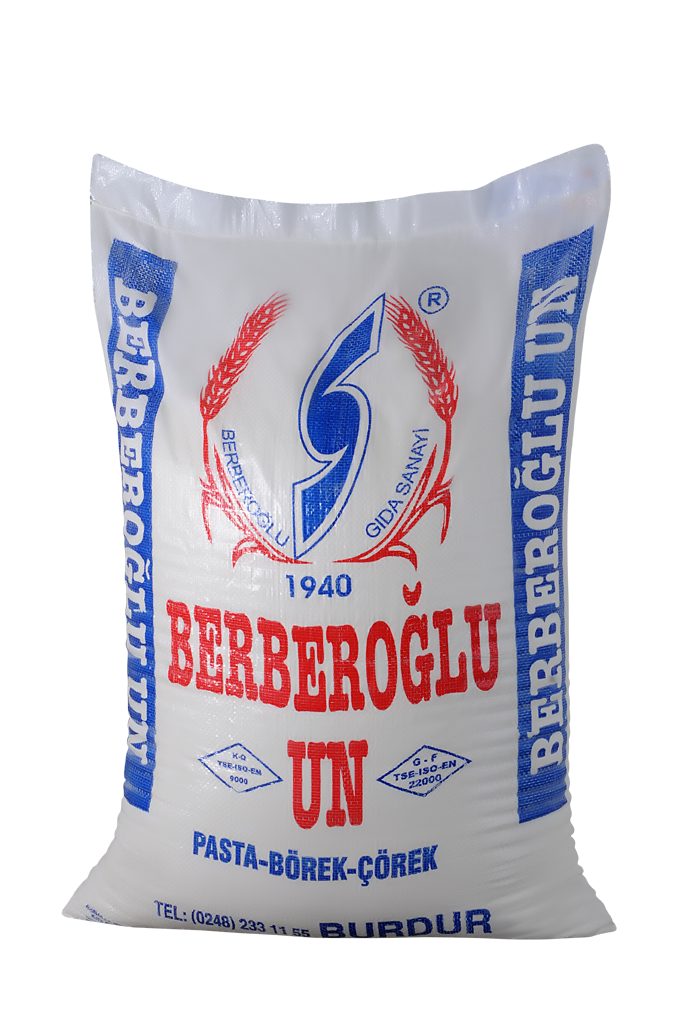 BERBEROĞLU Pasta, Börek, Çöreklik Un 25 Kg (Polipropilen Çuval)