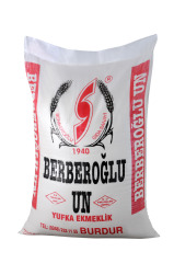 BERBEROĞLU    Yufkalık, Bazlamalık Un 25 Kg (Polipropilen Çuval)
